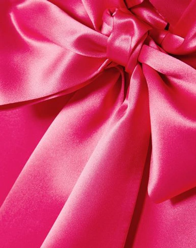 Shop Akris Woman Shirt Fuchsia Size 14 Mulberry Silk In Pink