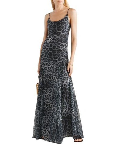 Shop Eywasouls Malibu Woman Maxi Dress Lead Size S Polyester In Grey
