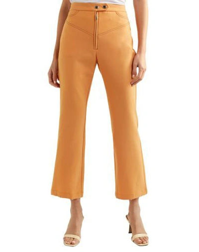 Shop Ellery Woman Pants Apricot Size 6 Polyester, Wool, Elastane In Orange