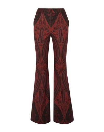 Shop Adam Lippes Woman Pants Brick Red Size 8 Cotton, Elastane, Silk