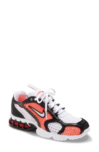 Shop Nike Air Zoom Spiridon Cage 2 Sneaker In White/ Crimson/ Black