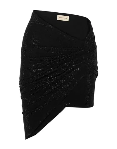 Shop Alexandre Vauthier Mini Skirts In Black