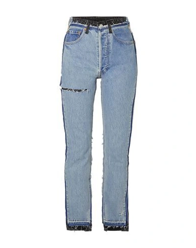 Vetements Reworked Straight-leg Jeans In Blue | ModeSens