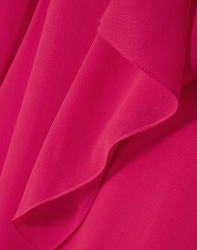 Shop Akris Woman Maxi Dress Fuchsia Size 2 Silk In Pink