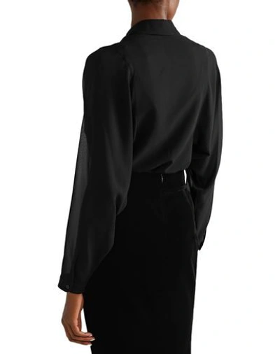 Shop Akris Woman Shirt Black Size 12 Silk