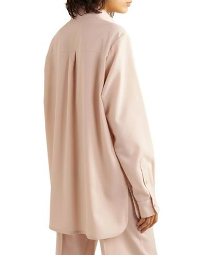 Shop Kwaidan Editions Woman Shirt Beige Size 8 Virgin Wool, Viscose