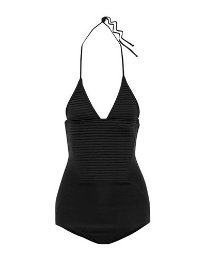 Shop Adriana Degreas One-piece Swimsuits In Black