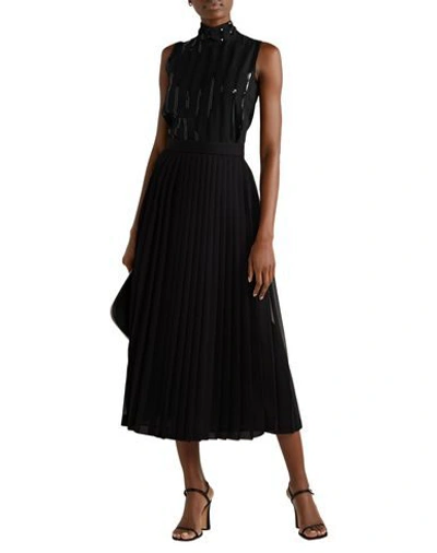 Shop Akris Woman Top Black Size 10 Silk, Polyurethane