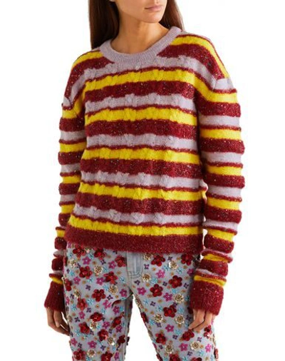 Shop Ashish Sweaters In Lilac
