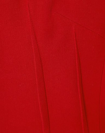 Shop Akris Woman Midi Dress Red Size 12 Cotton, Silk, Elastane, Polyamide