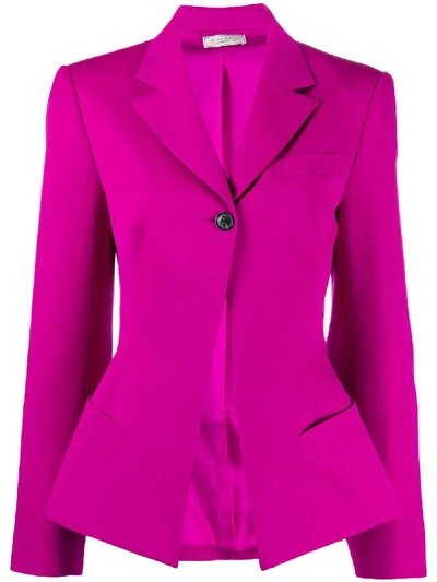 Shop Nina Ricci Structured Fit Blazer In Pink