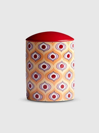 Shop L'or De Seraphine - Verified Partner Poppy Ceramic Jar Candle - M - Also In: L In Red