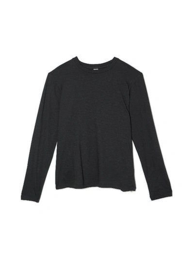 Shop Velva Sheen Long Sleeve T-shirt In Black