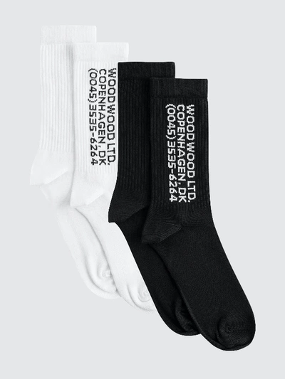 Shop Wood Wood Gail 2-pack Socks In White