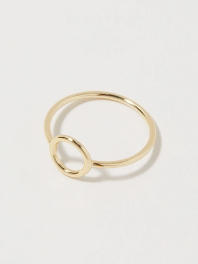 Shop Shashi Circle Ring In Gold