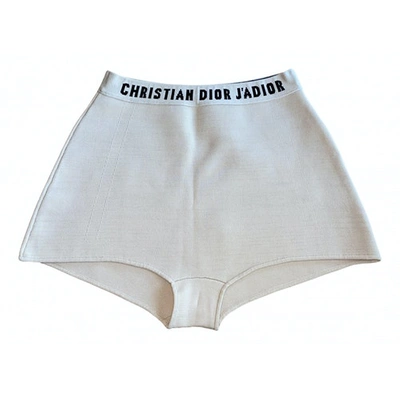 Pre-owned Dior Beige Cotton Shorts