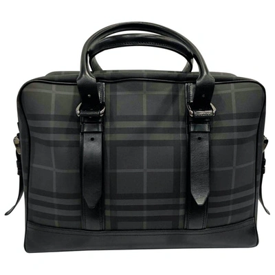 Pre-owned Burberry Black Cloth Bag