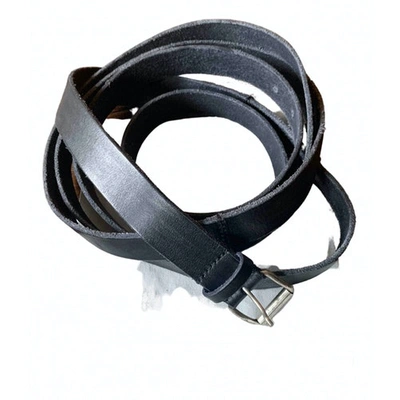 Pre-owned Isabel Marant Black Leather Belt