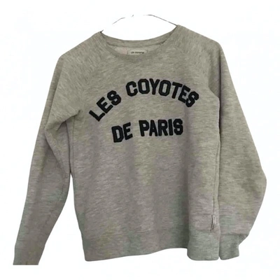 Pre-owned Les Coyotes De Paris Grey Cotton Knitwear