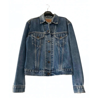 Pre-owned Levi's Blue Cotton Jacket