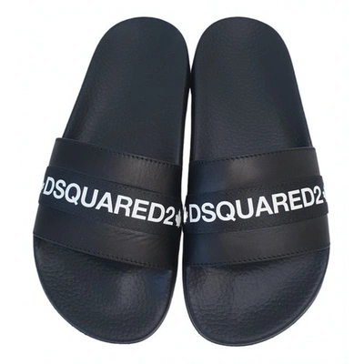 Pre-owned Dsquared2 Black Rubber Sandals