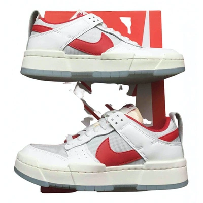 Pre-owned Nike Sb Dunk  White Cloth Trainers