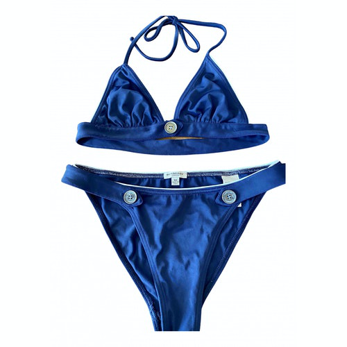 burberry swimsuit blue