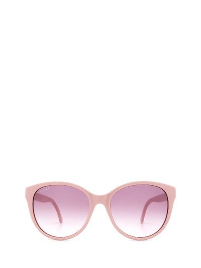 Shop Gucci Gg0631s Pink Sunglasses In 4