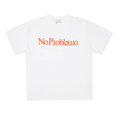 Shop Aries No Problemo T-shirt In White