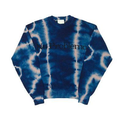Shop Aries No Problemo Sweater In Blue