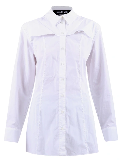 Shop Jacquemus Slim Fit Shirt In White