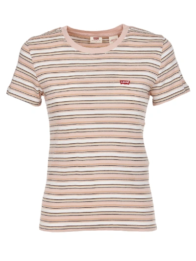 Shop Levi's Striped T-shirt In Multicolor