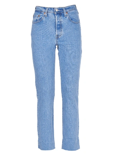 Levi's 501 Crop Tango Beats Denim Jeans In Blue | ModeSens
