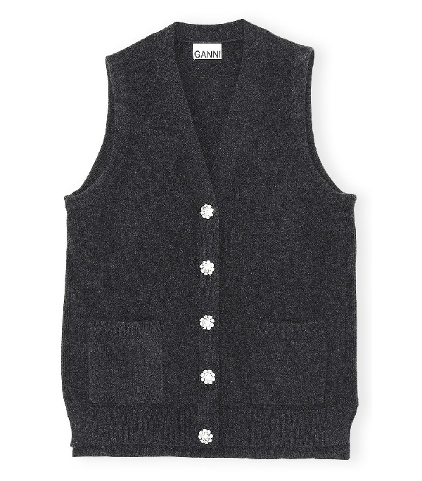 ganni cashmere vest