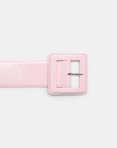 Shop 8 By Yoox Patent Waist Belt In Pink