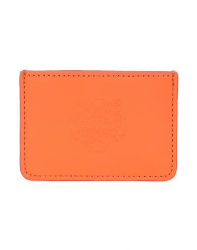 Shop Kenzo Document Holders In Orange