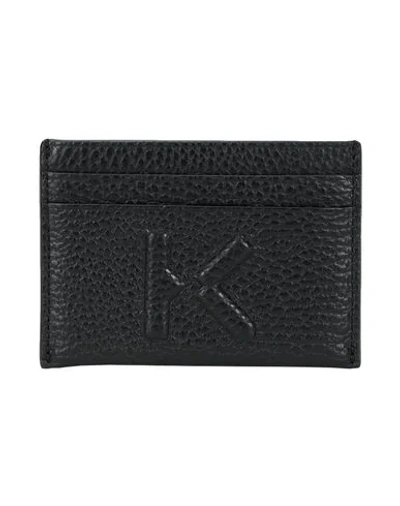 Shop Kenzo Porte Carte Man Document Holder Black Size - Bovine Leather
