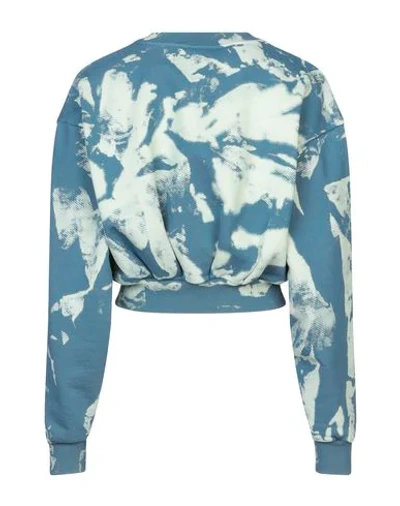 Shop Off-white Sweatshirt In Slate Blue