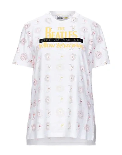 Shop Stella Mccartney Woman T-shirt White Size 0 Cotton, Elastane, Nylon