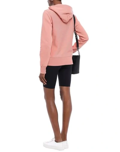 Shop Champion Hooded Sweatshirt In Pale Pink