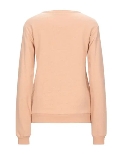 Shop Versace Sweatshirts In Pale Pink