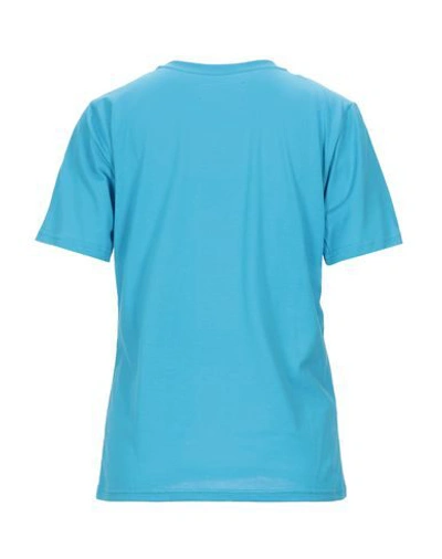 Shop Alberta Ferretti Woman T-shirt Azure Size L Cotton In Blue