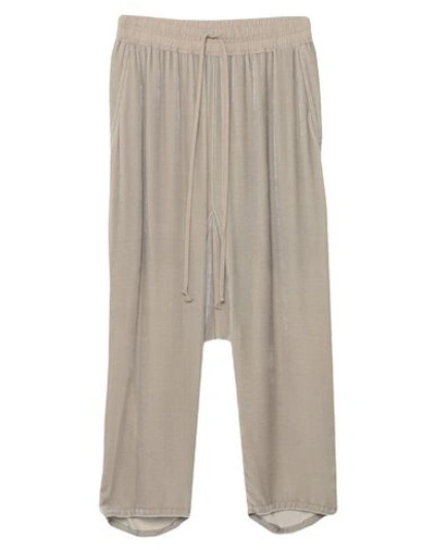 Shop Rick Owens 3/4-length Shorts In Light Grey