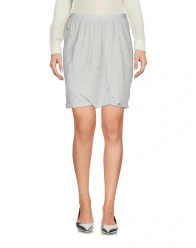 Shop Rick Owens Woman Shorts & Bermuda Shorts Light Grey Size 6 Silk