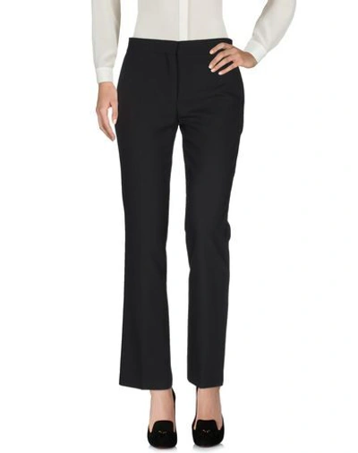 Shop Valentino Garavani Woman Pants Black Size 8 Polyester, Virgin Wool, Elastane