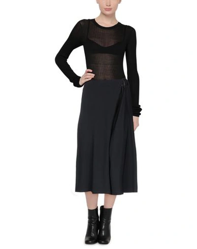 Shop Yohji Yamamoto Cropped Pants & Culottes In Black