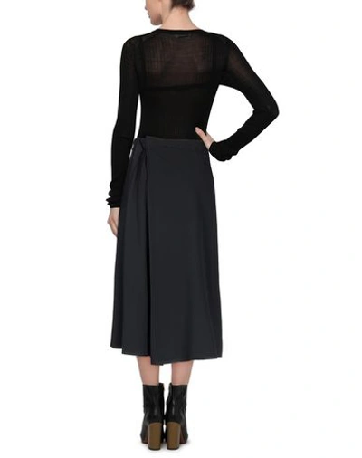 Shop Yohji Yamamoto Cropped Pants & Culottes In Black