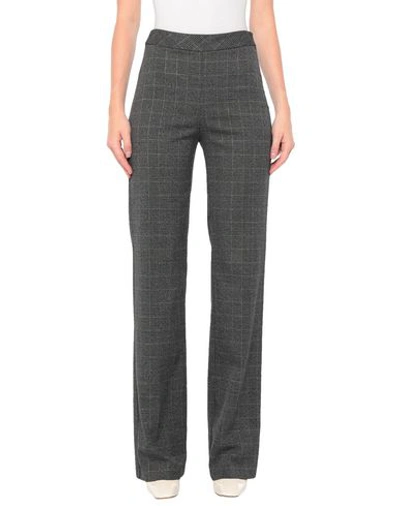 Shop Angelo Marani Woman Pants Steel Grey Size 8 Polyester, Viscose, Elastane