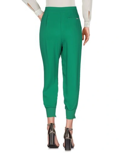 Shop Twinset Woman Pants Green Size 8 Viscose, Elastane