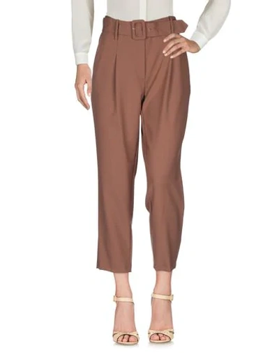 Shop Cambio Woman Pants Brown Size 6 Polyester, Viscose, Elastane